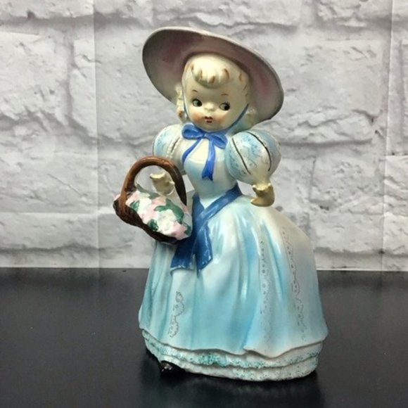 Vintage Other - Vintage blond girl planter